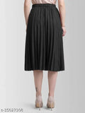 Black lace waistband pencil skirt women's fashion