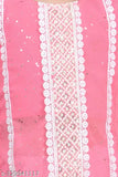 Girls' chiffon cotton kurta set with palazzo pants & kaftan, A-line style. Perfect for kids, self-design pattern, max comfort. Indian fashion for every occasion