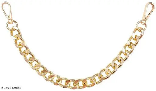 Gold metal chain strap for shoulder bag, ideal for Urban Creation handbags