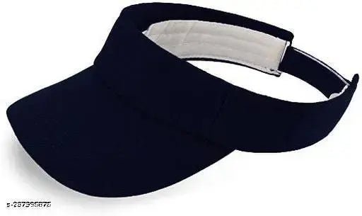 Navy blue adjustable sports sun visor