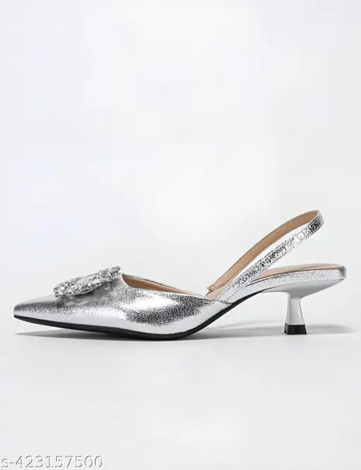 Solid patent leather KDB Fashions high heels for casual wear, suitable for parties and office. Skin-friendly material for comfort and style. Size: IND-3, IND-4, IND-6, IND-7, IND-8 (India origin)