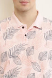 Pink Lycra Cotton Rich Solid Polo T-Shirt for Men - Durable, soft, and passed through anti-fading treatment, perfect for all seasons
