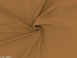 Beige superfine anti-microbial, anti-bacterial 135 GSM Glace cotton flat sheet (90x60 inch) with 1 pillow cover (18x28 inch). Luxurious soft bedding for a comfortable and stylish sleep