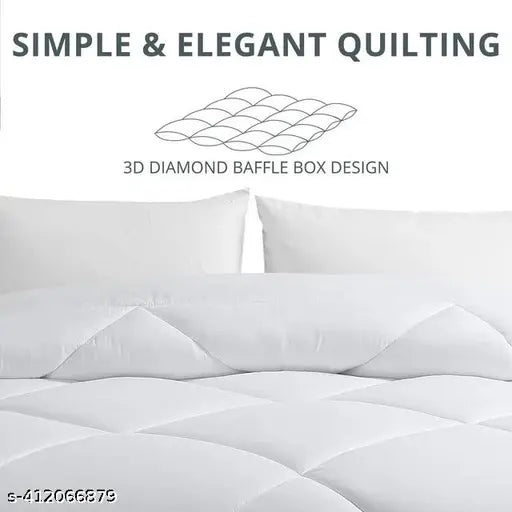 Diamond white quilt
