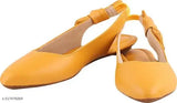 Synthetic boat shoes, Nikunj Store Woman Point Bow Bellie in solid pattern, available in Indian sizes 3-9