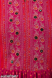 Rayon printed Rani gould ambrodari kurti with three-quarter sleeves, Indian women's clothing for M to XXXL sizes