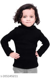 Cozy, long-sleeved kids' turtleneck sweater set (pack of 2), wool fabric, suitable for 0-3M to 2-3Y, high neck and versatile design