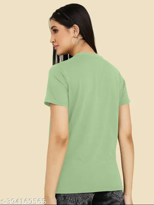 Pink & Green Cotton Blend Top and Tunic Combo - Girls' 2-Piece Casual Wear for Versatility and Style