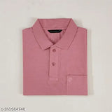 Cotton half sleeve VMTS-HS-501 polo t-shirt, solid color, sizes M-XXXL, Indian made Coldplay style