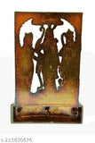 Metal Ram Darbar brown office home table car size 10x6, ideal for organizing small items