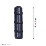 Pure black, unpolished 3-inch ebony wood Karungali Kattai stick for Pooja, originating from India