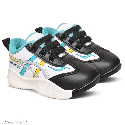 Blue mesh appliqué casual style shoe for boy