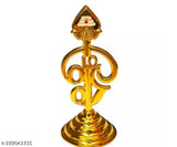Brass Murugan Vel Pooja room, traditional Indian god idol
