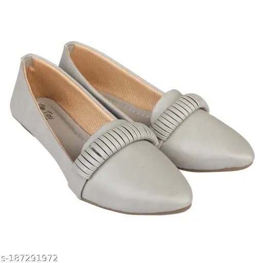 Synthetic leather embellished TipToss Strap Bow Bellies women's shoes, casual & party wear for summers and winters