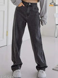 Vivda Jeans Womans wid leg jeans 1-4