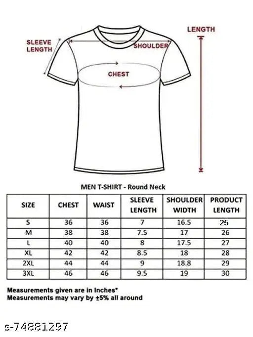 Trendy round neck printed t-shirts for men (2 pack), polyester, short sleeves, size options S-XXL, India