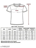 Trendy round neck printed t-shirts for men (2 pack), polyester, short sleeves, size options S-XXL, India