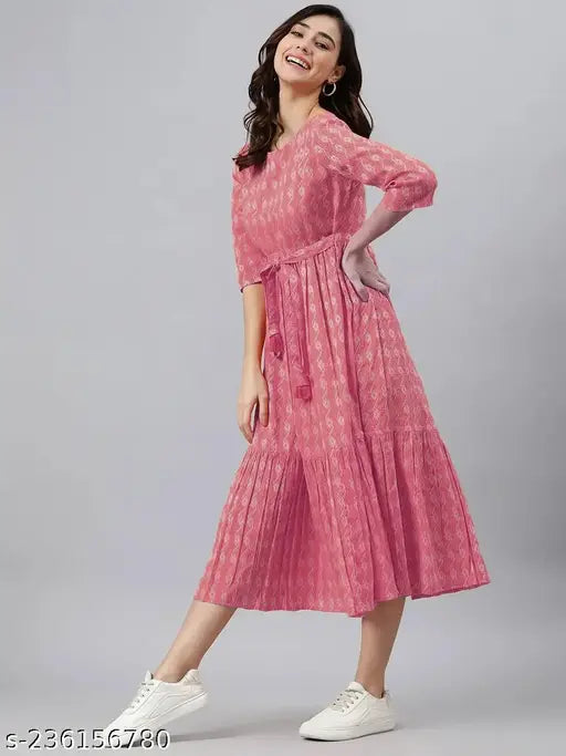Pink blouse, casual long-sleeved top, lightweight cotton fabric