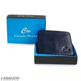 Sisa New Stylish double zip pocket PU Leather men's wallet, textured faux leather design, 2 compartments for currency, coin pocket, and 6 card slots. India-made accessory for men