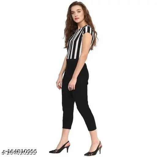 Printed zebra crepe jumpsuit, big pattern on short sleeves, XS-XXXXL sizes available