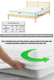 PREMIUM GLACE COTTON King Size Fitted Bedsheets with 2 Pillow Covers | NEW DESIGN Double Bed with All Around Elastic 230TC Supersoft | Size - 72x78+10 inches