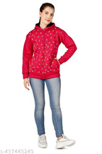 Urbane partywear women's wool sweatshirt, long sleeves, printed net pattern, size S (Bust 30in, Length 26in, Waist 30in, Hip 32in)