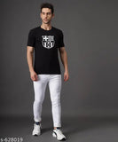 Solid cotton blend denim mens jeans, stylish fit for modern wardrobe