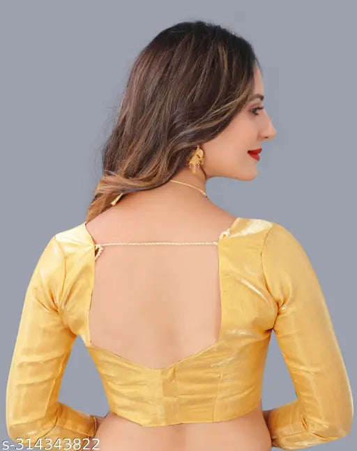 Golden mirrored work saree, embellished with trendy sensational embroidery, perfect for festive parties and weddings