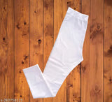 White lycra leggings, ankle length, four way stretch