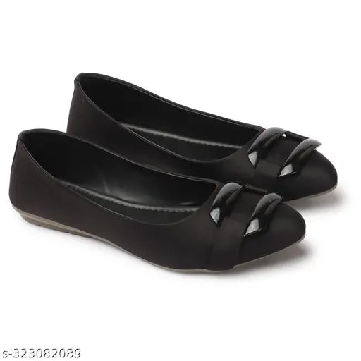 PU printed bellies for women - stylish slip-on ballerinas, comfortable and durable footwear for everyday wear