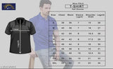 Matty fabric peach, black, and grey half-sleeve polo t-shirts for men in regular fit, available in sizes S to 6XL. Comfortable, breathable, and suitable for all occasions