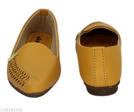Synthetic slip-on SKOLL Women's LazerCut Bellie heels - modern, comfortable, and fashionable footwear for casual & party wear. Made in India