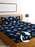 Superfine cotton botanical double bedsheet & 2 pillow covers, ideal for summer. Quality Indian made
