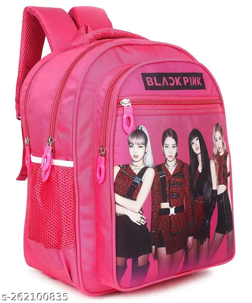 Canvas net BTS girls bag, lightweight travel backpack for free size, India origin
