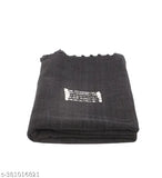 Black cotton pattern throw blanket 50 x 60 inch