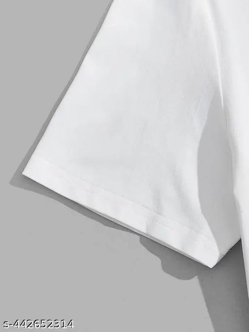 White polyester OTC Level Above Roman Reign T-shirt with printed design, short sleeves, size M