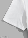 White polyester OTC Level Above Roman Reign T-shirt with printed design, short sleeves, size M