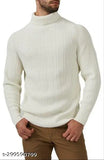 Urbane Fabulous Men high neck cotton long sleeves, solid pattern for men's fashion, size S-XXL, made in India