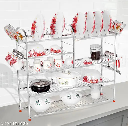 Stainless steel kitchen utensils rack
