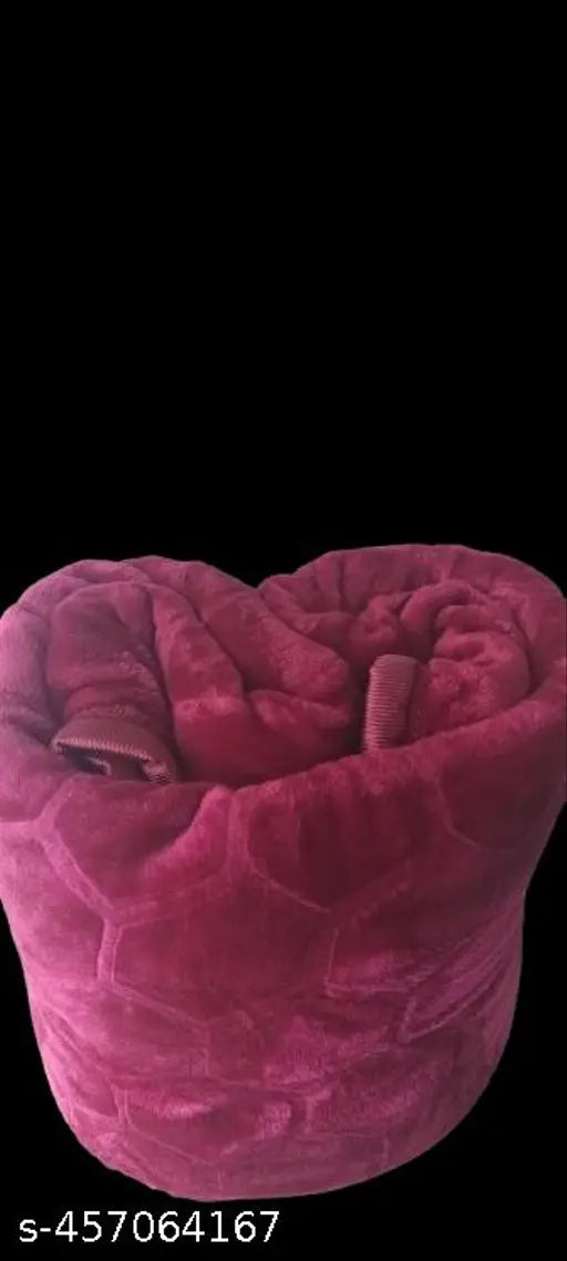 A red and black floral double mink blanket with polyester fabric