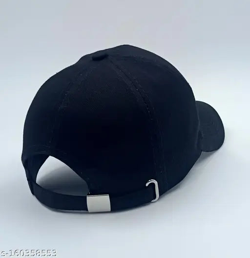 Stylish embroidered cotton baseball cap for men - Adjustable slide closure, comfortable for outdoor activities