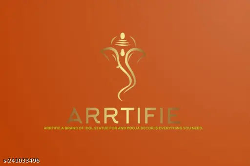 Ganesha resin smoke fountain decor showpiece, Indian Ganesh idol with free 101 backflow dhoop cones (7x12x7cm)