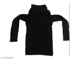 Woolen winter high neck sweater multipack for baby boys & girls (0-4 years), solid pattern, handmade Indian craft