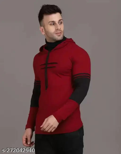 Cotton blend hoodie combo 3: men's and boys' summer hooded t-shirts with masks, 90% off