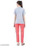 Printed women's pajama pants, pack of 2