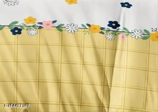 Soft Marino glace cotton double bedsheets, 180TC supersoft, floral print. Set includes 2 king size pillow covers