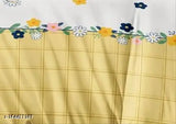Soft Marino glace cotton double bedsheets, 180TC supersoft, floral print. Set includes 2 king size pillow covers