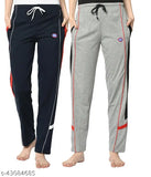 Women's multicolor pyjama set with drawstring waist, 100% cotton