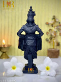 Black poly resin Vitthal Rukmini statue, premium God Idol for home decor and gifting