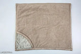 Soft fur all-season baby blanket by Babyzone, perfect for newborns and AC/mild winters. Eco-friendly colors, multipurpose as bedspread, play mat, and wrap. Free size (81"x81"). Made in India